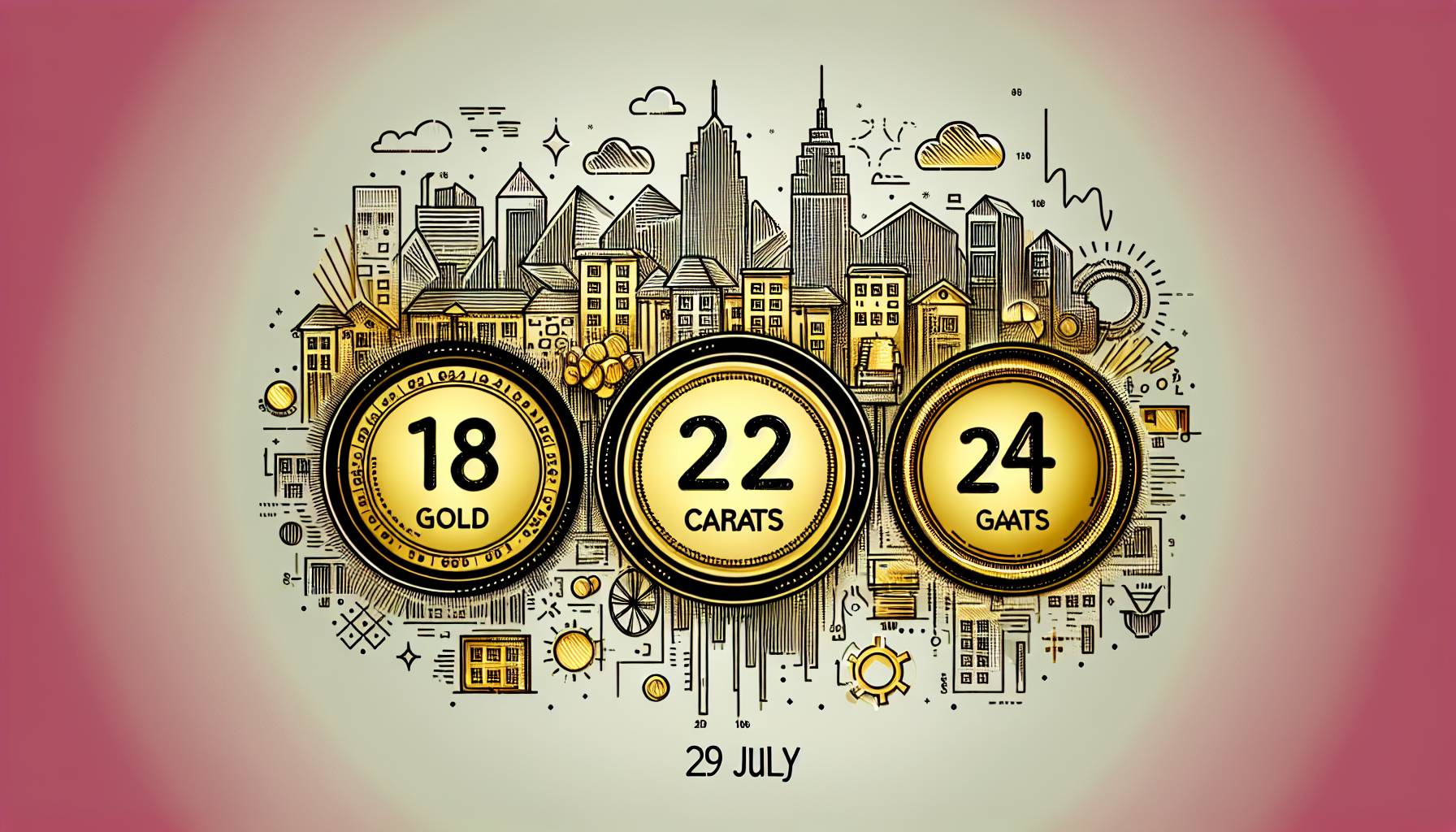 Gold Rates Update for 29 July: Check 18, 22, and 24 Carat Prices Across Major Cities